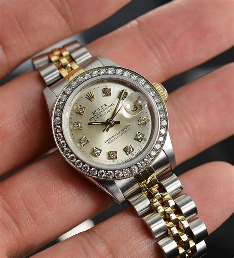 rolex datejust 26mm diamond bezel.